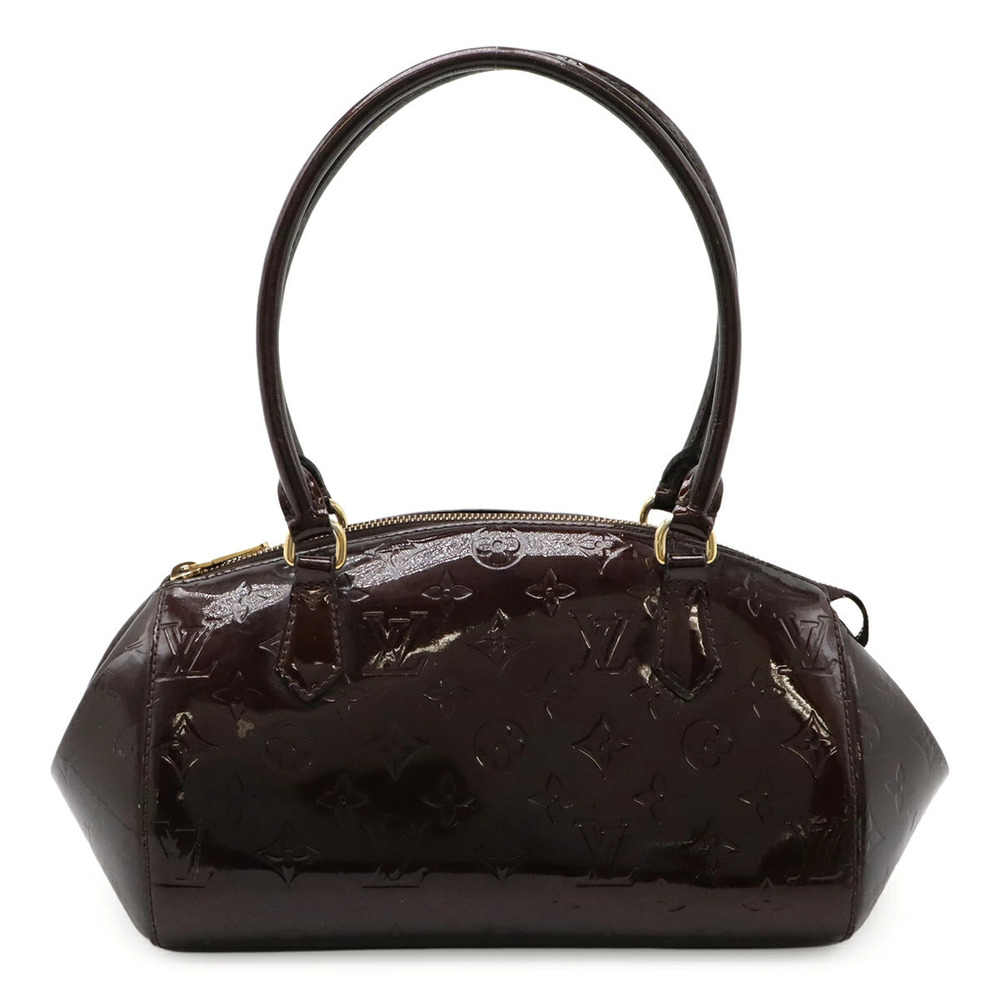 LOUIS VUITTON Vernis Sherwood Shoulder Bag Hobo Handbag Amarante Purple